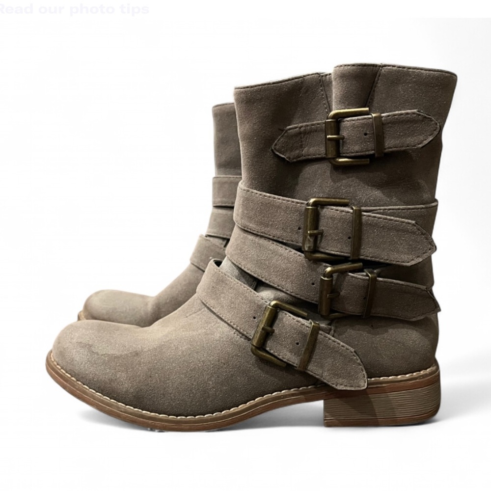 Harlow Taupe Ankle Boots